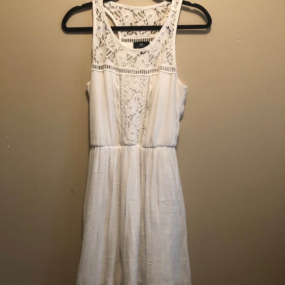 White cotton dress